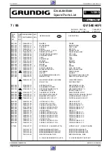 Предварительный просмотр 129 страницы Grundig GV 540 HIFI Service Manual