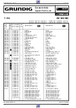 Предварительный просмотр 130 страницы Grundig GV 540 HIFI Service Manual