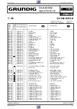 Предварительный просмотр 133 страницы Grundig GV 540 HIFI Service Manual