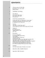 Предварительный просмотр 2 страницы Grundig GV 940 NIC User Manual