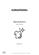 Предварительный просмотр 1 страницы Grundig GW75843TW User Manual