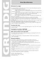 Предварительный просмотр 38 страницы Grundig GWM 9901 S User Manual