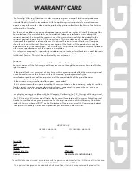 Предварительный просмотр 39 страницы Grundig GWM 9901 S User Manual