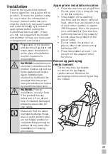 Предварительный просмотр 59 страницы Grundig GWN 48230 K User Manual