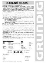 Предварительный просмотр 24 страницы Grundig HB 5850 User Manual