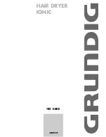 Grundig HD 5580 Use And Care Manual preview