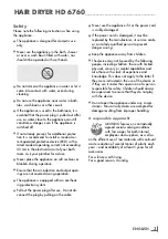 Preview for 3 page of Grundig HD 6760 Manual