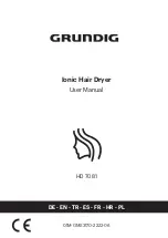 Preview for 1 page of Grundig HD 7081 User Manual