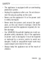 Preview for 19 page of Grundig HD 7081 User Manual