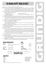 Preview for 35 page of Grundig HD 7082 User Manual