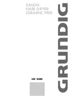 Preview for 1 page of Grundig HD 9500 Instruction Manual