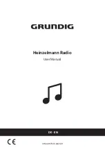 Grundig Heinzelmann Radio User Manual предпросмотр