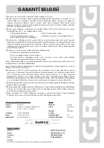 Предварительный просмотр 38 страницы Grundig HM 8680 Manual