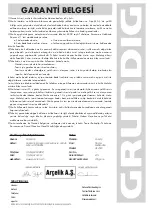 Preview for 93 page of Grundig HS 2930 User Manual