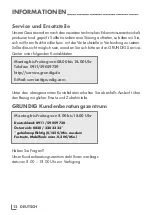 Preview for 12 page of Grundig HS 3120 Instruction Manual