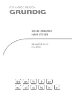 Предварительный просмотр 1 страницы Grundig HS 4930 Manual