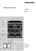 Grundig KM 12 Service Manual предпросмотр