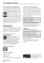 Preview for 14 page of Grundig KM 5860 User Manual