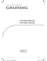 Preview for 1 page of Grundig KW 5040 Manual