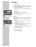 Preview for 16 page of Grundig LENARO 72 FLAT Manual