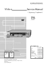 Grundig Malaga SE 1210 Service Manual preview