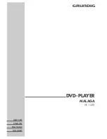 Preview for 1 page of Grundig MALAGA SE 1230 User Manual
