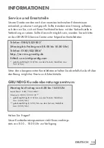 Preview for 15 page of Grundig MC 3140 Manual