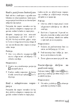 Preview for 61 page of Grundig MC 3340 Manual