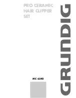 Grundig MC 6540 User Manual preview