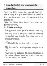 Preview for 29 page of Grundig MC 8030 User Manual