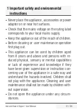 Preview for 31 page of Grundig MC 8030 User Manual