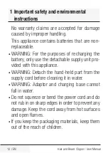 Предварительный просмотр 12 страницы Grundig MC 9030 User Manual