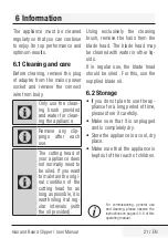 Предварительный просмотр 21 страницы Grundig MC 9030 User Manual