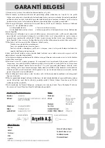 Preview for 44 page of Grundig MGK 6841 User Manual