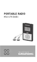 Grundig Micro 75 DAB+ Manual предпросмотр