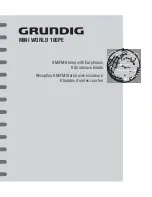 Grundig MINI WORLD 100PE User Manual preview