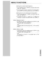 Preview for 15 page of Grundig MP 420 User Manual