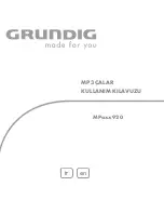 Grundig MPaxx 920 User Manual preview