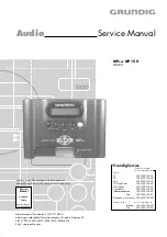 Grundig MPaxx MP 150 Service Manual preview