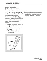 Предварительный просмотр 9 страницы Grundig MS 3540 Instruction Manual