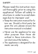 Preview for 23 page of Grundig MT 3810 Instruction Manual