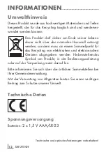 Preview for 12 page of Grundig MT 3910 Manual