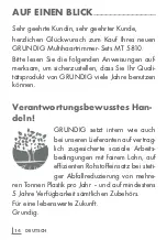 Preview for 14 page of Grundig MT 5810 Manual