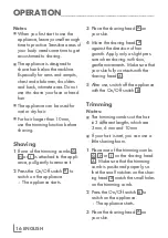 Preview for 16 page of Grundig MT 6030 Wet & Dry Manual