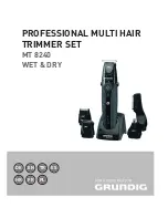 Предварительный просмотр 1 страницы Grundig MT 8240 WET & DRY Manual