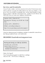 Preview for 18 page of Grundig MT 8240 User Manual