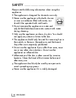 Preview for 6 page of Grundig MT 9610 User Manual