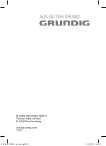 Preview for 36 page of Grundig Music 45 DAB+ Manual