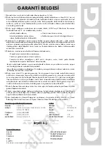 Preview for 161 page of Grundig Music 61 Manual