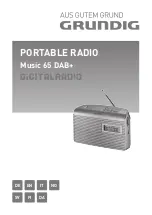 Предварительный просмотр 1 страницы Grundig Music 65 DAB+ Manual